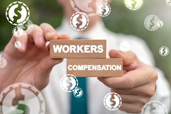Workers' Compensation Blocks With Money Signs